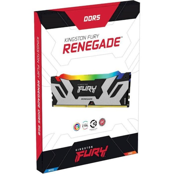 Модуль памяти Kingston Fury DDR5 32GB (2x16) 6000MHz Renegade RGB (KF560C32RSAK2-32) KF560C32RSAK2-32 фото