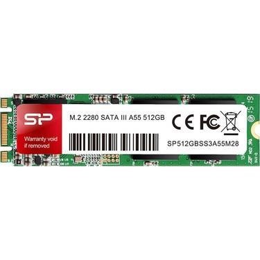 Накопитель SSD Silicon Power m.2 sata 512GB A55 480 500 (SP512GBSS3A55M28) SP512GBSS3A55M28 фото