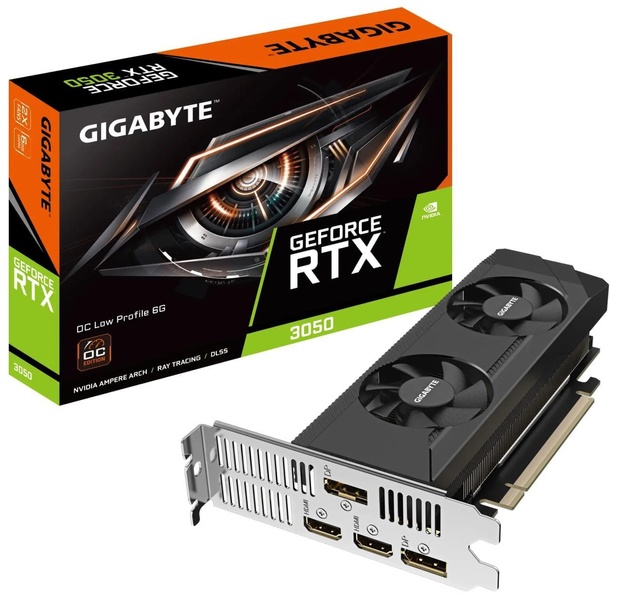 Видеокарта Gigabyte RTX 3050 Gaming OC 6GB (GV-N3050OC-6GL) (GDDR6, 96 bit, PCI-E 4.0) GV-N3050OC-6GL фото