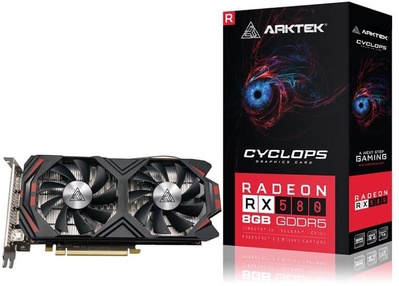 Видеокарта Arktek AMD Radeon RX 580 8Gb (AKR580D5S8GH1) (GDDR5, 256 bit, PCI-E 3.0 x16) AKR580D5S8GH1 фото