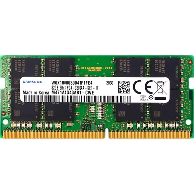 Модуль пам'яті Samsung DDR4 32GB 3200MHz SODIMM (M471A4G43BB1-CWE) M471A4G43BB1-CWE фото