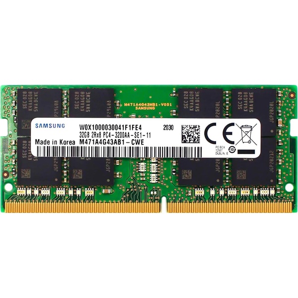 Модуль памяти Samsung DDR4 32GB 3200MHz SODIMM (M471A4G43BB1-CWE) M471A4G43BB1-CWE фото