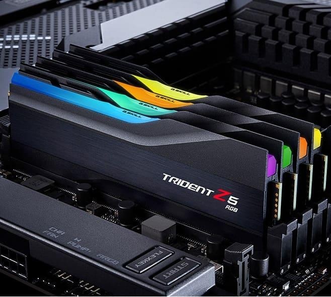 Модуль пам'яті G.Skill DDR5 32Gb (2x16) Trident Z5 RGB Black 5600MHz 1.2V CL36 (F5-5600J3636C16GX2-TZ5RK) F5-5600J3636C16GX2-TZ5RK фото