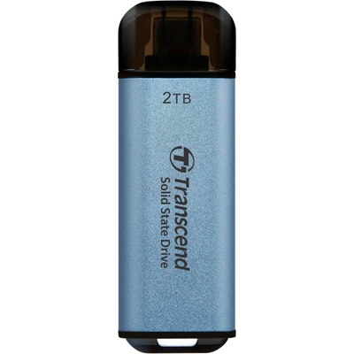 Накопитель SSD Transcend SSD 2TB USB 3.1 Gen 2 Type-C ESD300 Blue (TS2TESD300C) TS2TESD300C фото