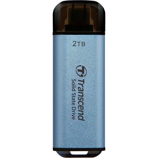 Накопичувач SSD Transcend SSD 2TB USB 3.1 Gen 2 Type-C ESD300 Blue (TS2TESD300C) TS2TESD300C фото