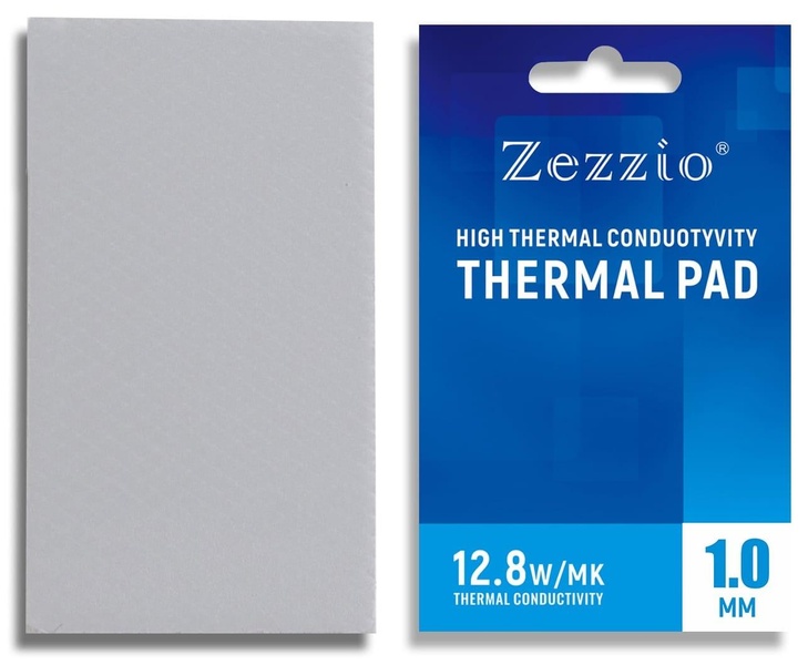 Термопрокладка Zezzio Thermal Pad 12.8 W/mK 85х45x1 мм Thermal Pad 12.8 W/mK 85х45x1 мм фото