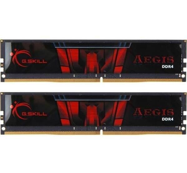 Модуль памяти G.Skill DDR4 32Gb (2x16) Aegis 2666 MHz (F4-2666C19D-32GIS) F4-2666C19D-32GIS фото