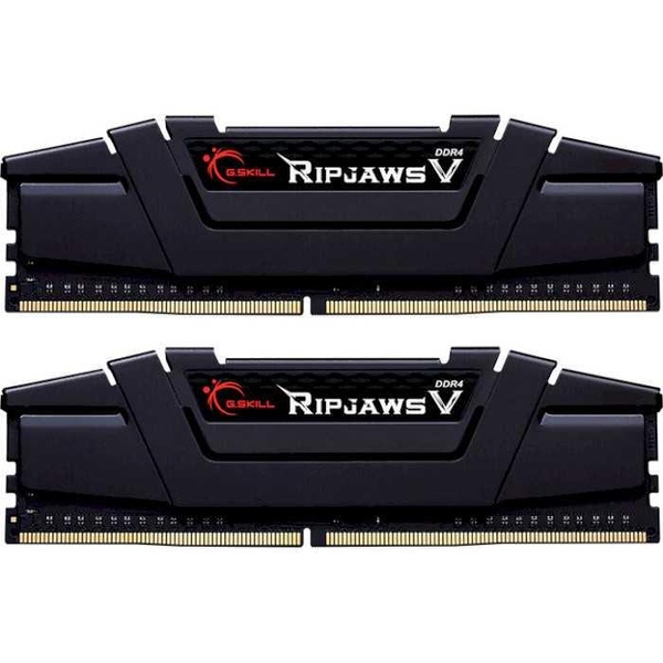 Модуль пам'яті G.Skill DDR4 16Gb (2x8) 4400MHz RipjawsV Black (F4-4400C18D-16GVKC) F4-4400C18D-16GVKC фото