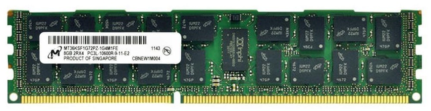 Модуль пам'яті для сервер DDR3 8GB 1333MHz Micron ECC REG (MT36KSF1G72PZ-1G4M1FE) MT36KSF1G72PZ-1G4M1FE фото