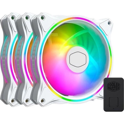 Вентилятор Cooler Master 3шт MasterFan MF120 Halo White Edition 3-Pack (MFL-B2DW-183PA-R1) MFL-B2DW-183PA-R1 фото