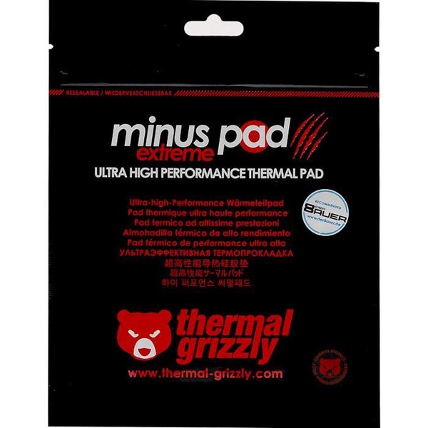 Термоинтерфейс Thermal Grizzly Minus Pad Extreme 120x20x2.0 mm TG-MPE-120-20-20-R TG-MPE-120-20-20-R фото