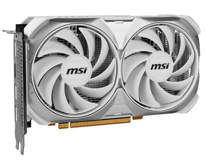 Відеокарта MSI RTX 4060 8GB Ventus 2X White OC (RTX 4060 VENTUS 2X WHITE 8G OC) (GDDR6, 128 bit, PCI-E 4.0 x8) RTX 4060 VENTUS 2X WHITE 8G OC фото