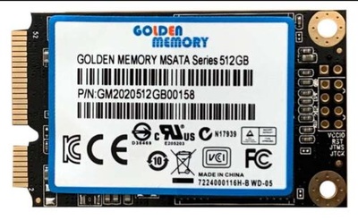 Накопичувач SSD Golden Memory mSata 512Gb (GM2020512GB) GM2020512GB фото