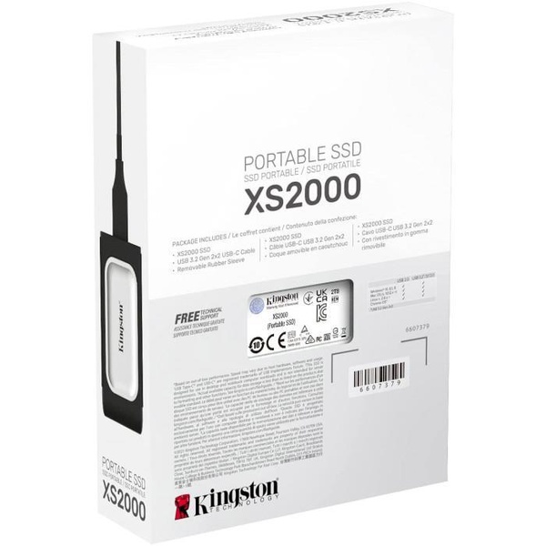 Накопитель SSD Kingston SSD 4TB USB 3.2 Gen 2x2 Type-C XS2000 (SXS2000/4000G) SXS2000/4000G фото