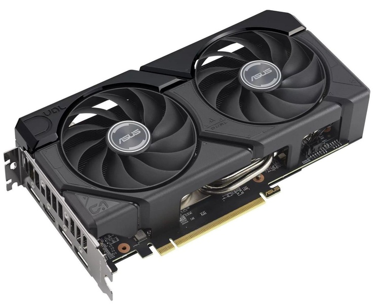 Видеокарта ASUS AMD Radeon RX 7600 XT 16GB DUAL OC (DUAL-RX7600XT-O16G) (GDDR6, 128 bit, PCI-E 4.0) DUAL-RX7600XT-O16G фото