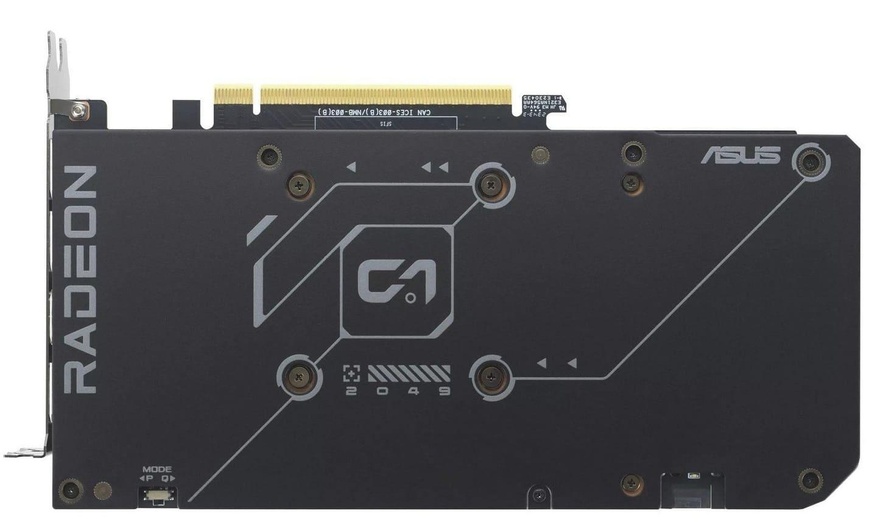 Видеокарта ASUS AMD Radeon RX 7600 XT 16GB DUAL OC (DUAL-RX7600XT-O16G) (GDDR6, 128 bit, PCI-E 4.0) DUAL-RX7600XT-O16G фото