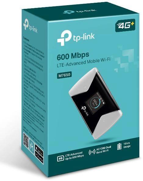 Роутер TP-Link 4G M7650 AC600 Black 802.11ac (M7650) M7650 фото