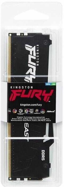 Модуль пам'яті Kingston Fury DDR5 32Gb 5200MHz Beast Black RGB (KF552C40BBA-32) KF552C40BBA-32 фото