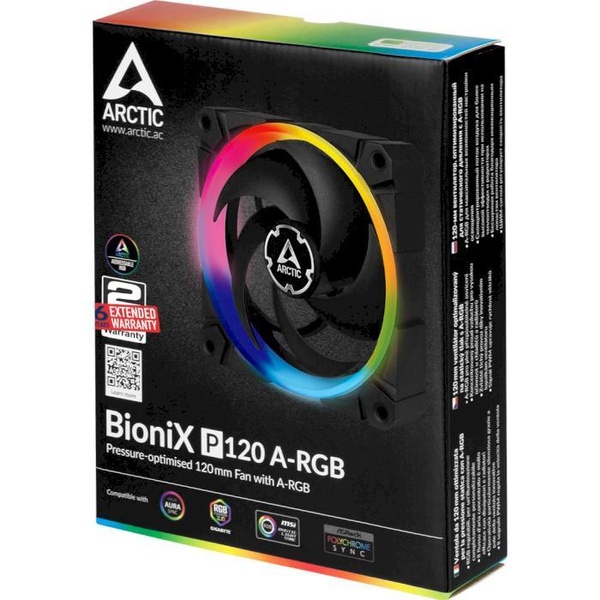 Вентилятор Arctic BioniX P120 A-RGB (ACFAN00146A) ACFAN00146A фото