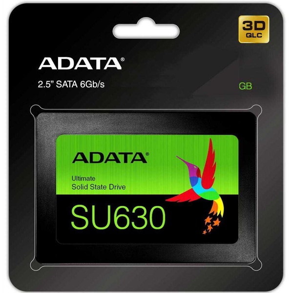 Накопитель SSD Adata Sata 2.5" 480Gb Ultimate SU630 3D QLC 500 512 (ASU630SS-480GQ-R) ASU630SS-480GQ-R фото