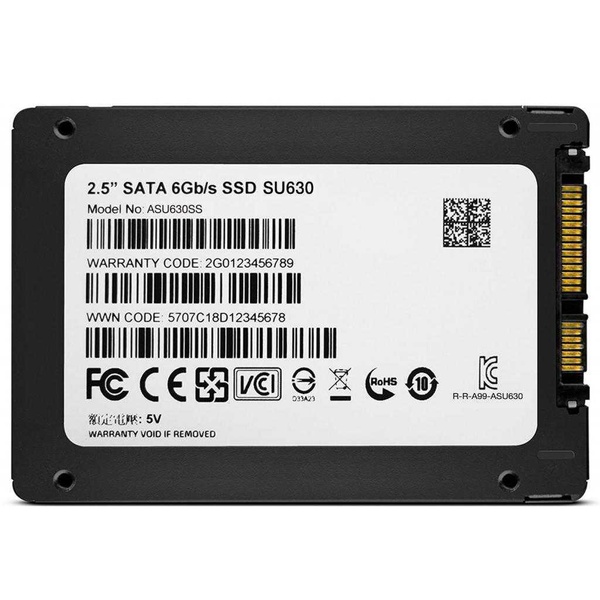 Накопитель SSD Adata Sata 2.5" 480Gb Ultimate SU630 3D QLC 500 512 (ASU630SS-480GQ-R) ASU630SS-480GQ-R фото