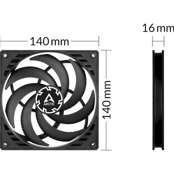 Вентилятор Arctic P14 SLIM PWM PST (ACFAN00268A) ACFAN00268A фото