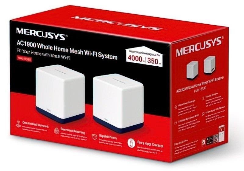 MESH-система Mercusys mesh Halo H50G AC1900 2Pcs White 802.11ac (Halo H50G(2-pack)) Halo H50G(2-pack) фото