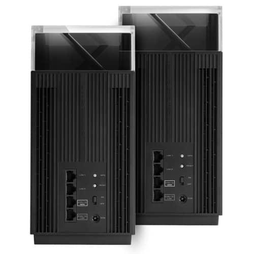 MESH-система ASUS mesh ZenWiFi Pro ET12 AXE11000 2Pcs Black 802.11aх (90IG05Z0-MO3A20) (ZenWiFi Pro ET12 (2pk)) ZenWiFi Pro ET12 (2pk) фото