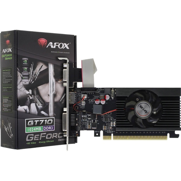 Видеокарта Afox GT 710 2GB DDR3 (AF710-1024D3L5-V3) (GDDR3, 64 bit, ) AF710-1024D3L5-V3 фото