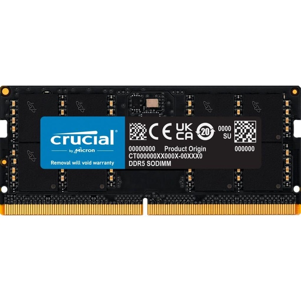 Модуль памяти Crucial DDR5 12GB 5600MHz SODIMM CL4 (CT12G56C46S5) CT12G56C46S5 фото