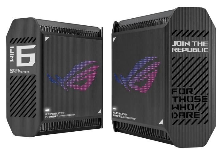 MESH-система ASUS mesh ROG Rapture GT6 AX10000 2Pcs Black 802.11ax (90IG07F0-MU9A20) (GT6 (2PK black)) GT6 (2PK black) фото