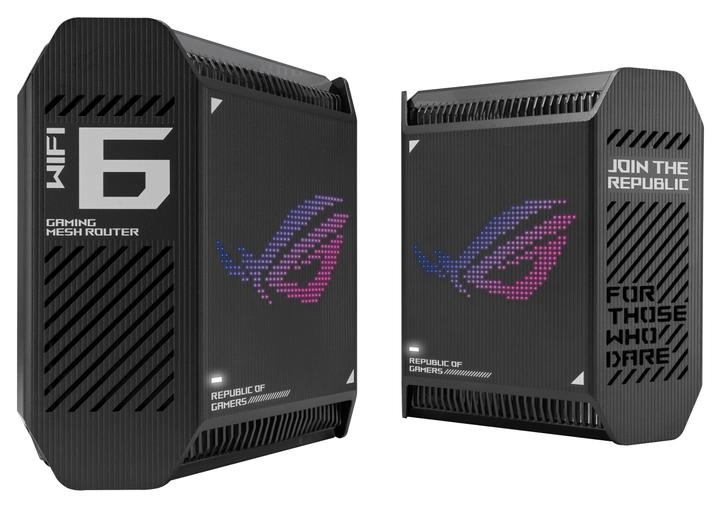 MESH-система ASUS mesh ROG Rapture GT6 AX10000 2Pcs Black 802.11ax (90IG07F0-MU9A20) (GT6 (2PK black)) GT6 (2PK black) фото