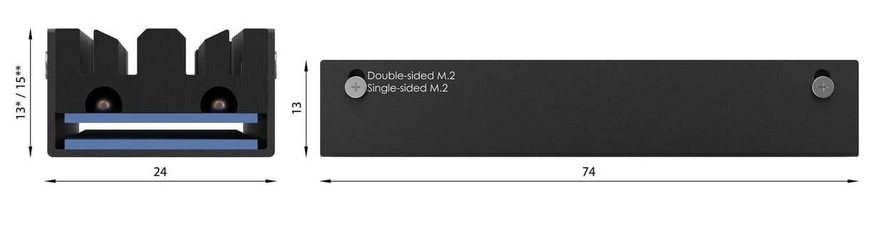 Радиатор Be quiet! M.2 SSD для SSD MC1 PRO BZ003 BZ003 фото