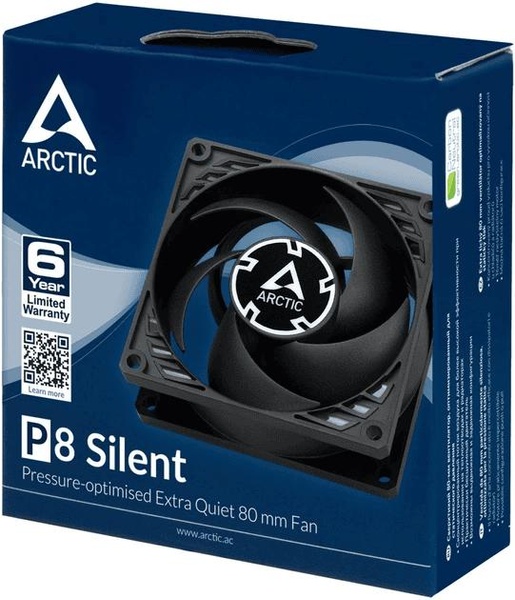 Вентилятор Arctic P8 80MM BLACK (ACFAN00147A) ACFAN00147A фото