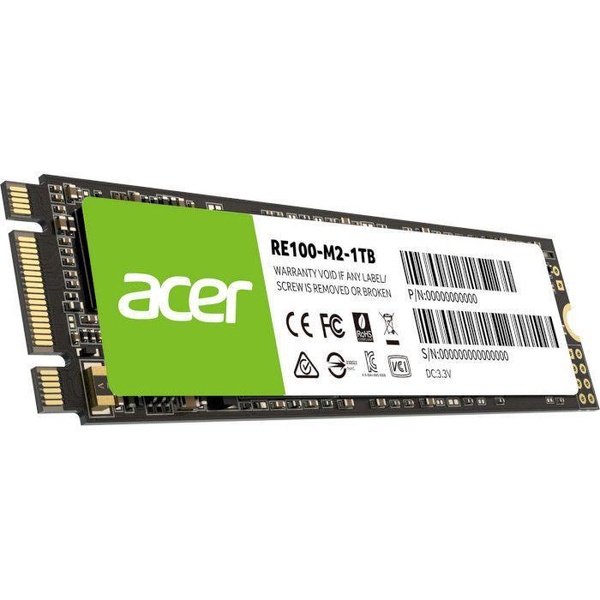 Накопичувач SSD Acer m.2 sata 1TB (RE100-M2-1TB) RE100-M2-1TB фото